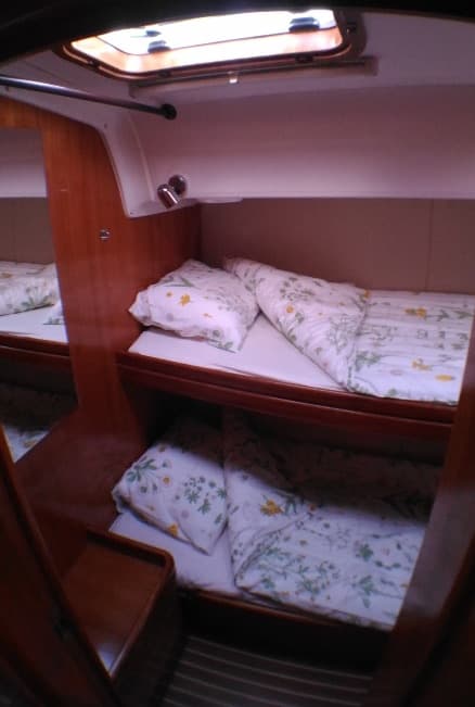 The cabin with bunk beds